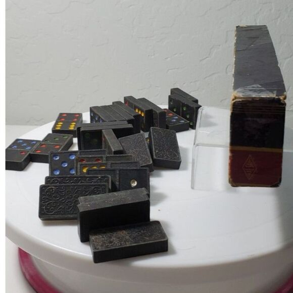 Halsam Dominoes Mid 20th Century 1940-1969 ~Vintage~ - Picture 5 of 6